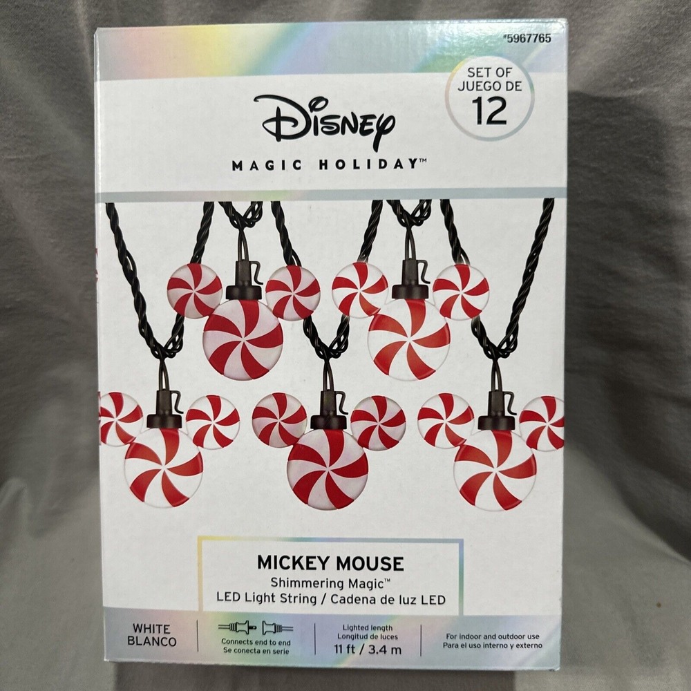 Disney Magic Holiday‎ Mickey Mouse Shimmering Magic LED Light String